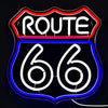 Route 66 Neon Signs LED Light Signs Bedroom Walls Decorated with Blue Neon Games Room Walls Signs Party Lights Club Neon