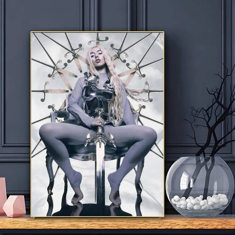 Singer Ava Max Don’t Click Play Poster HD Posters Home Room Bar Cafe Decor Wall Art Painting Picture