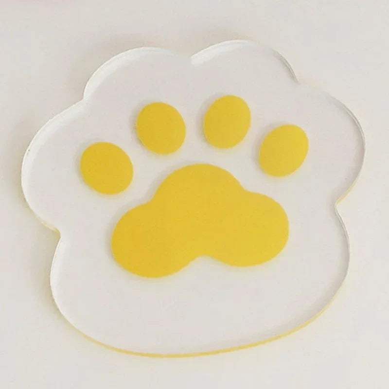 Flower Coasters Acrylic Waterproof Heat Insulation Anti Slip Coffee Cup Mats Cute Flowers Pads Kitchen Tableware Pad Decoration