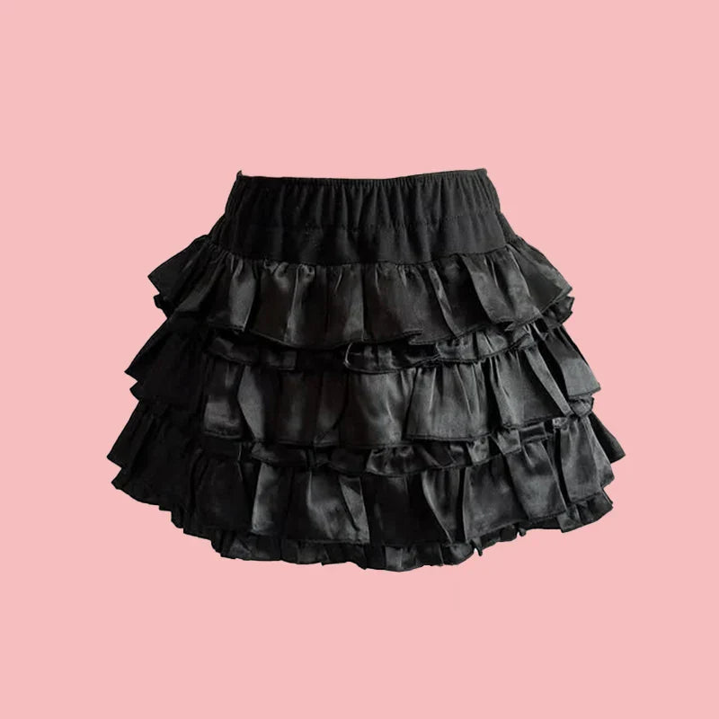 Women's Skirt Fashion Streetwear Pink Polka Dot Pattern Sports Casual Style vintage Y2K Emo Girls Sweet Harajuku Cute Slim Skirt