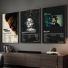 Singer Hurry Up Tomorrow T-The W-WeekndS Poster Sticky Wall Art Printing Waterproof Home Living Bed Room Bar Aesthetic Decor
