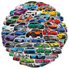 50/100 PCSRacing Car Cartoon Stationery Graffiti Stickers Decorative Water Cups Scooter Luggage Waterproof Stickers