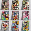 Mickey Mouse Minnie Street Graffiti Canvas Painting Prints Poster Creative Modern Wall Art Pictures Living Room Home Decor