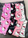 2026 New Hello Kitty Pajamas Pants Anime Women's Pajama Pants Cartoon Couple Home Sleepwear Trousers Leisure Home Clothing