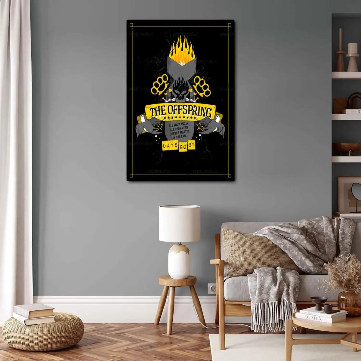 the offspring Anime Video Game Canvas Art Poster and Wall Art Picture Print Modern Family bedroom Decor Posters