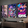 Game F-Friday Night F-Funkin Pico Boyfriend Poster HD Sticky Wall Art Printing Waterproof Home Living Bed Room Bar Aesthetic
