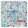 100pcs Hatsune Cute Miku Stickers Pack Waterproof Phone Case Cartoon Journaling Stationery Kawaii Packaging Laptop Sticker