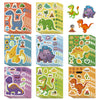 8/16/24PCS Cute Dinosaur Puzzle Stickers, Face Stickers Handmade DIY Creative Personalized Decoration Waterproof Sticke