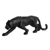 Home Decor Panther Statue Animal Figurine Abstract Geometric Style Resin Leopard Sculpture Home Office Desktop Decoration Crafts