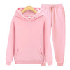 2025 New Men's Autumn/Winter Collection Solid Color Hoodie+Pants Two Piece Fashion Casual Sports Set Size s-3XL