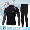 New 3mm/2MM Neoprene Men Women Wetsuit Scuba Zipper Jacket Pants Spearfishing Swimwear Kayak Surfing Swimsuit Diving Suit