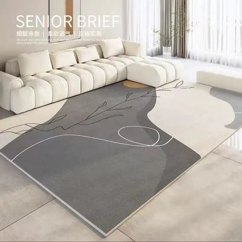 VIKAMA Modern Geometric Carpet Living Room Sofa Coffee Table Mat Room Decoration Bedroom Wardrobe Large Area Carpet