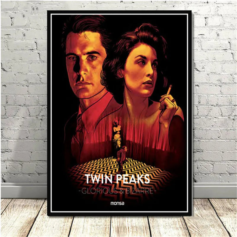 Twin Peaks TV Series Shows Classic Movie Anime Poster And Prints Canvas Painting Art Wall Pictures For Living Room Home Decor