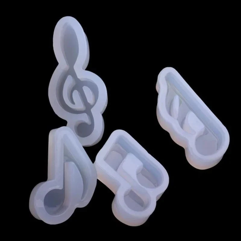 1pc Musical Note Silicone Mold Music Symbol Fondant Chocolate Sugarcraft Mould Cake Decorating Tools Baking Accessories