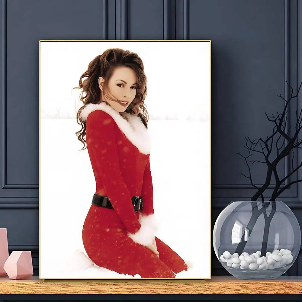 Singer Mariah Carey Poster HD Art Sticky Wall Waterproof Home Living Room Bar Decoration