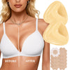 Double Sided Sticky Bra Inserts Push Up Adhesive Bra Pads Breast Enhancer Pads Cup Add Up for Bikini Swimsuit Strapless Dress
