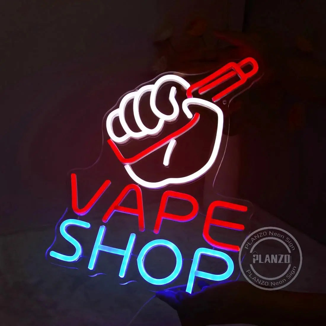 VAPE Shop Neon Sign for Smoke Shop LED Light Up E-cigar Business Store Sign Logo Wall Decor Birthday Christmas Dad Husband Gift