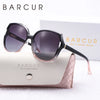 BARCUR Women’s Gradient Butterfly Frame Polarized Fashionable Sunglasses – Trendy Elegant Large PC Elliptical Design with UV400 Protection for Summer Travel Beach Shopping & Summer Style – White Gift Box Included