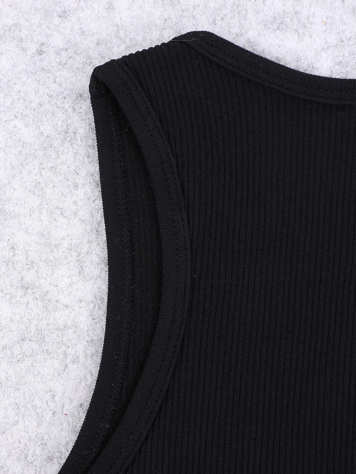 Seamless knitted high-elastic belly-baring yoga vest sleeveless casual sexy ribbed vest nylon quick-drying running fitness sport