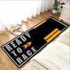 VIKAMA Motorcycle Parking Mat, Soft And Anti-Slip, Bedroom Bedside Blanket, Display Area, Decorative Carpet, Home Decoration