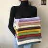 2026 Simple Women Turtleneck Sweater Winter Fashion Pullover Elastic Knit Ladies Jumper Casual Solid Black Female Basic Tops
