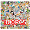 100/300PCS Mix Cute Cartoon Animals Graffiti Stickers DIY Phone Guitar Laptop Notebook Suitcase Cup Waterproof Sticker Kids Toy