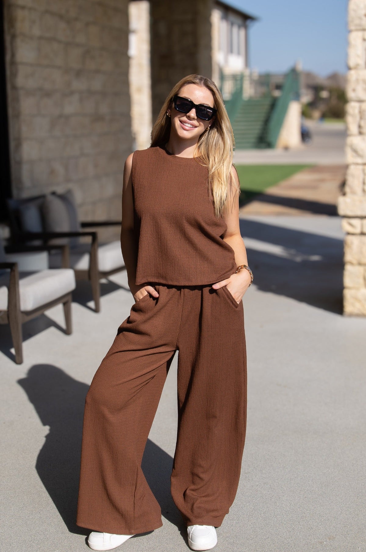 The Earhart Top, Chocolate