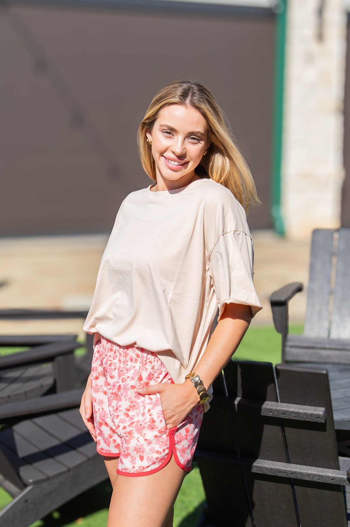 Go-Getter Shorts, Pink Floral