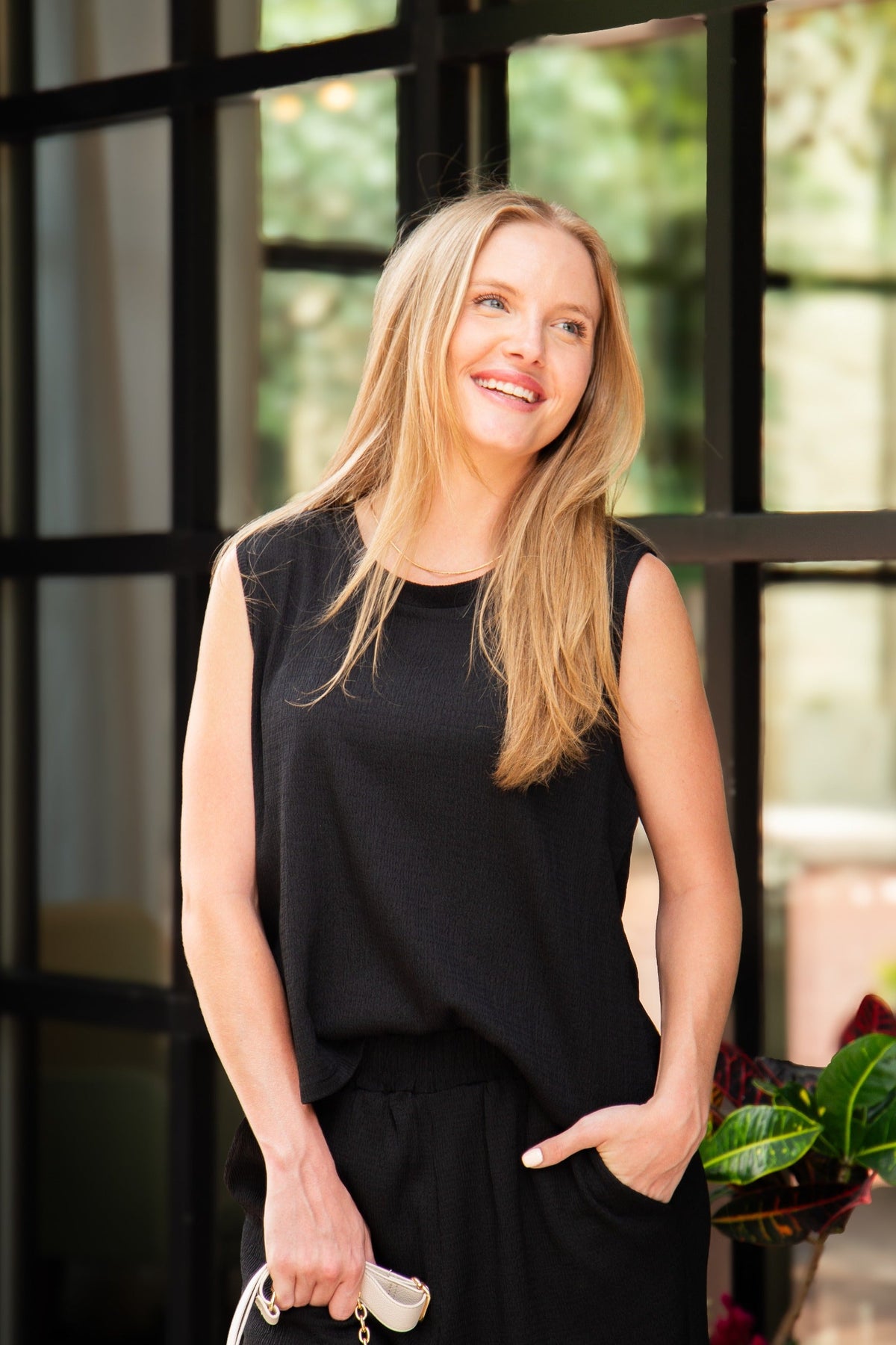 The Earhart Top, Black
