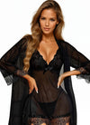 Lovely Sheer Babydoll and Robe Set