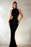 Backless Floor Length Dress