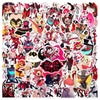 56/112PCS Hazbin Hotel Stationery Notebook Graffiti Stickers Luggage Storage Box Water Cup Decorative Stickers