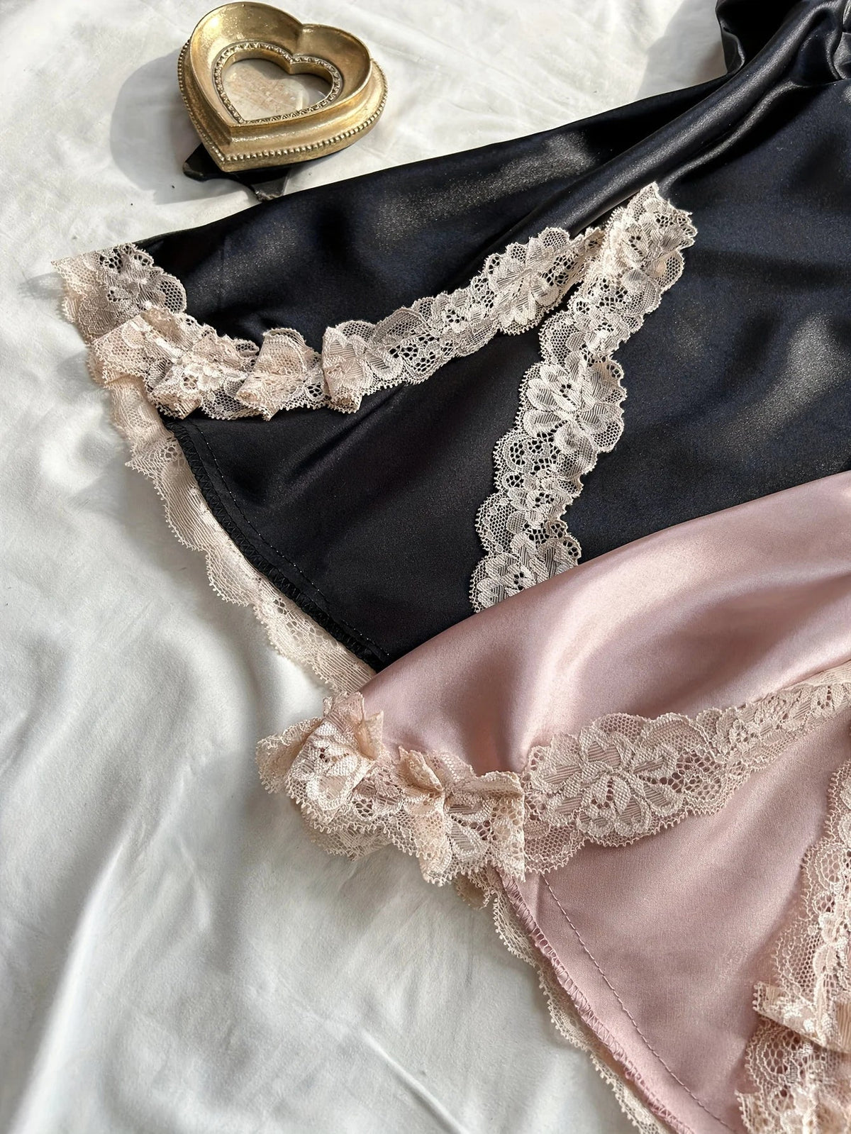 Women's Sexy Nightdress Comfortable Two-Piece Lace Pajama Set for Sleepwear Two-piece