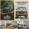 L-and-R-over Defender 90 Offroad Poster Classic Retro Automotive Poster Canvas Prints Classic Off-road Vehicle Aesthetic Print