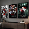 R-RESIDENT Game E-EVILs Poster HD Art Sticky Wall Waterproof Home Living Room Bar Decoration