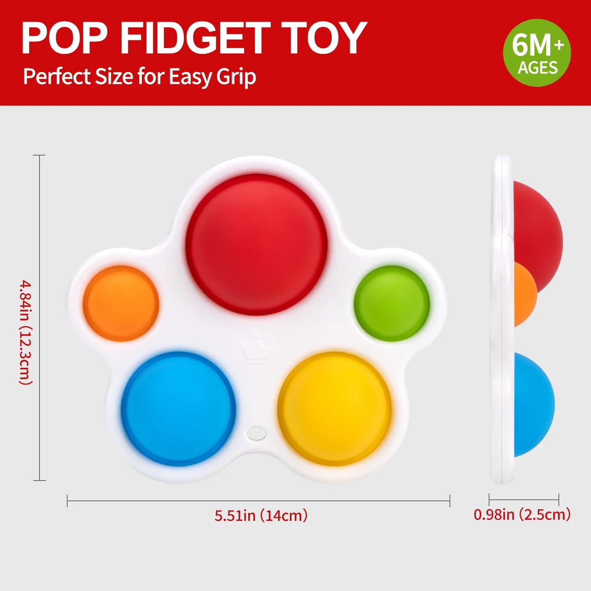 Baby Finger Toys Infant Montessori Colorful Sensory Toys Anti Stress Relief Toys Early Education Intensive Training Fidget Toys
