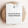 Sabrina Carpenter Camaraderie Embroidered Shirt – Unisex, Relaxed Fit Tee for Concert & Fan Apparel