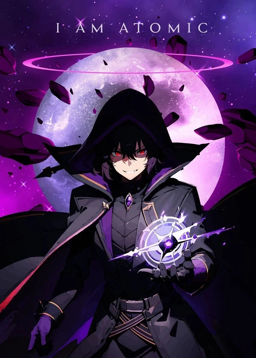 The Eminence in Shadow Anime Covers Poster Canvas Printing Japanese Anime Wall Art Decor I AM ATOMIC Animation Gaming Room Decor