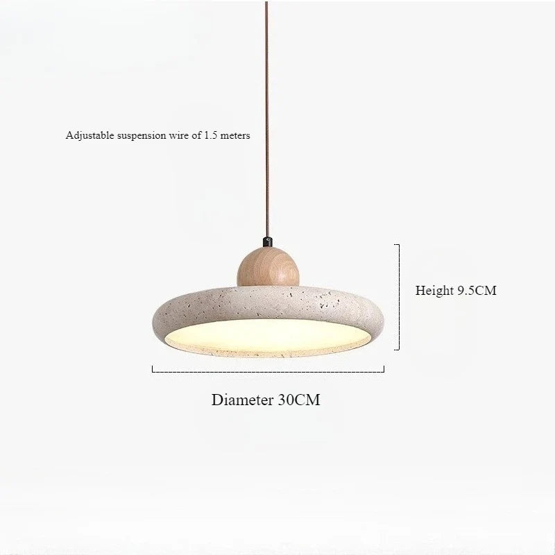 Creative New Yellow Cave Stone LED Chandelier Restaurant Bar Coffee Shop Living Room Corridor Bedroom Decorative Lighting