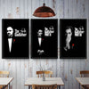 Classic, Retro, Wall Art, The Godfather Movie Series , HD Canvas Print Poster, Home Living Room Bedroom Decorative Painting