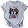 Saint Bernard Patriotic Dog USA Flag Edition For Pet Lovers Show Your Pride Graphic Tee