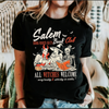 Salem Book Club All Witches Welcome Halloween Party Night Booktok Favorite Graphic Tee