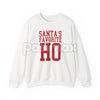 Santa’s Favorite Ho Cozy Christmas Crewneck | Funny Viral Holiday Sweatshirt for Women | Adult Humor Xmas Jumper