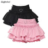 Puffy Cake Skirts Women Ruffles Chic Popular Sweet Spicy Girls Gothic All-match Korean Fashion Streetwear Summer  Y2k