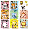 8/16/24PCS Cartoon Animal Puzzle Stickers Make a Face Cartoon Decals Stationery Notebook Phone Laptop Decoration Stickers