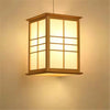 Japan Style Wooden Pendant Lights  Aisle Balcony Dining kitchen Homestay Celing Hanging Light Art Decoration E27 Drop Shipping