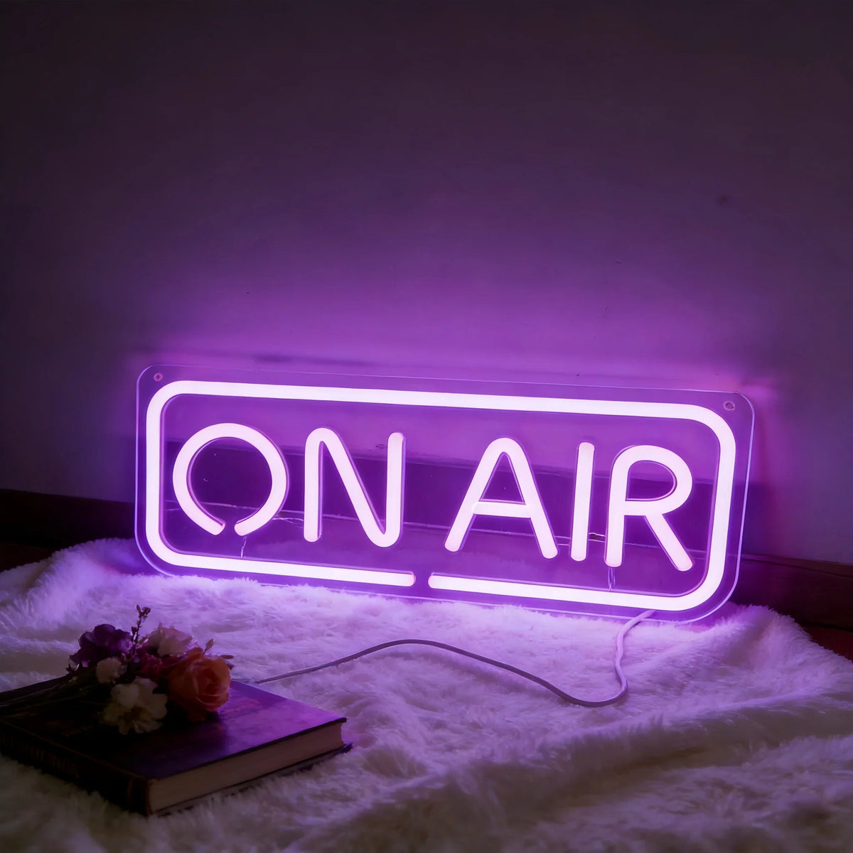 ON AIR Neon Sign LED Neon Night Light USB Powered for Rooms Bar Bar Shop Club Garage House Birthday Party Wall Art Decoration