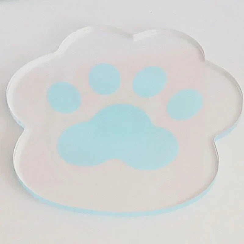 Flower Coasters Acrylic Waterproof Heat Insulation Anti Slip Coffee Cup Mats Cute Flowers Pads Kitchen Tableware Pad Decoration