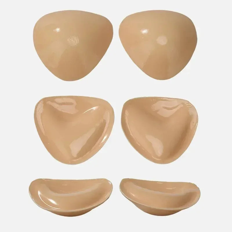 Push Up Pads Double Sided Adhesive Sticky Bra Inserts Waterproof Thick Enhance Bikini Swimsuit Cup