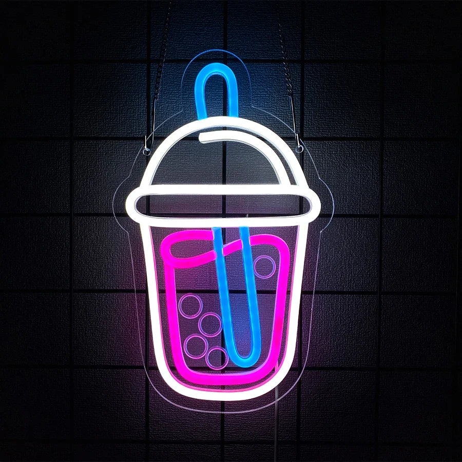 Dessert Series Led Neon Signs, Used For Wall Art Decor, Bakery, Coffee Shop, Shop, Kitchen, Ice Cream Shop Business Wall Lamp.